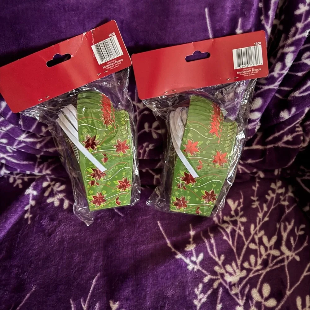 Festive Green Holiday Take Out Boxes